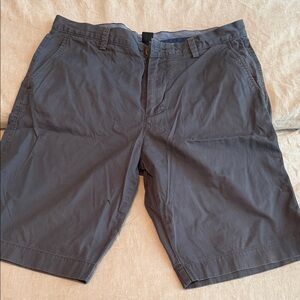 J. Crew Dark Gray Men's Flat Front Shorts